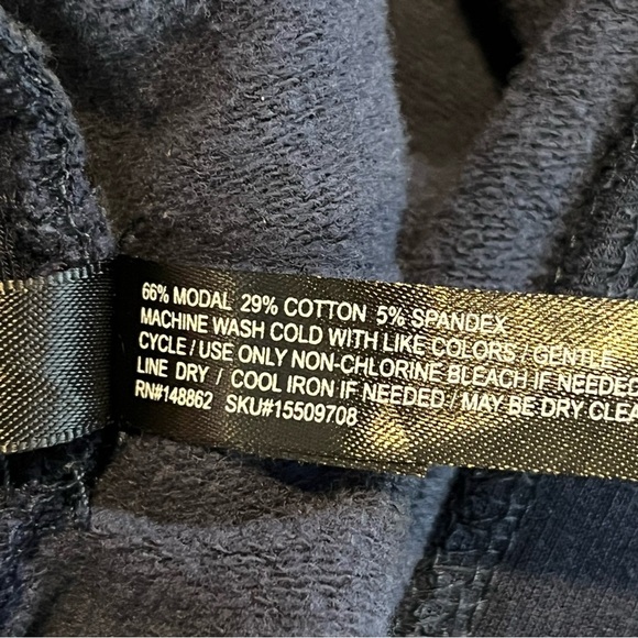 TORRID Fleece Pants Womens Size 1 Blue Pull On Elastic Waist Casual - Picture 5 of 7